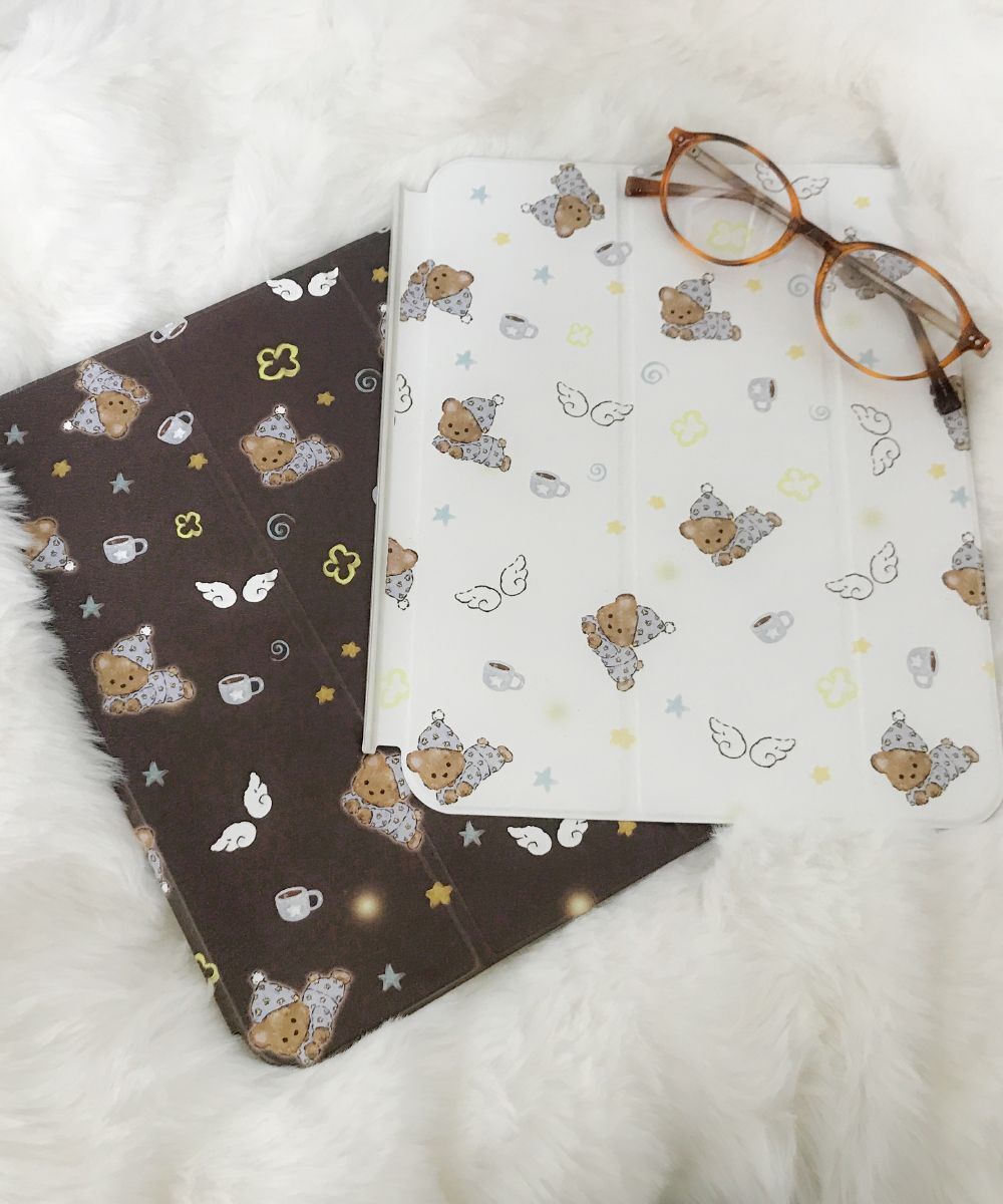 nineteenfriday Pajama Bear iPad 保護殼 附筆槽可拆式 CAMS0116