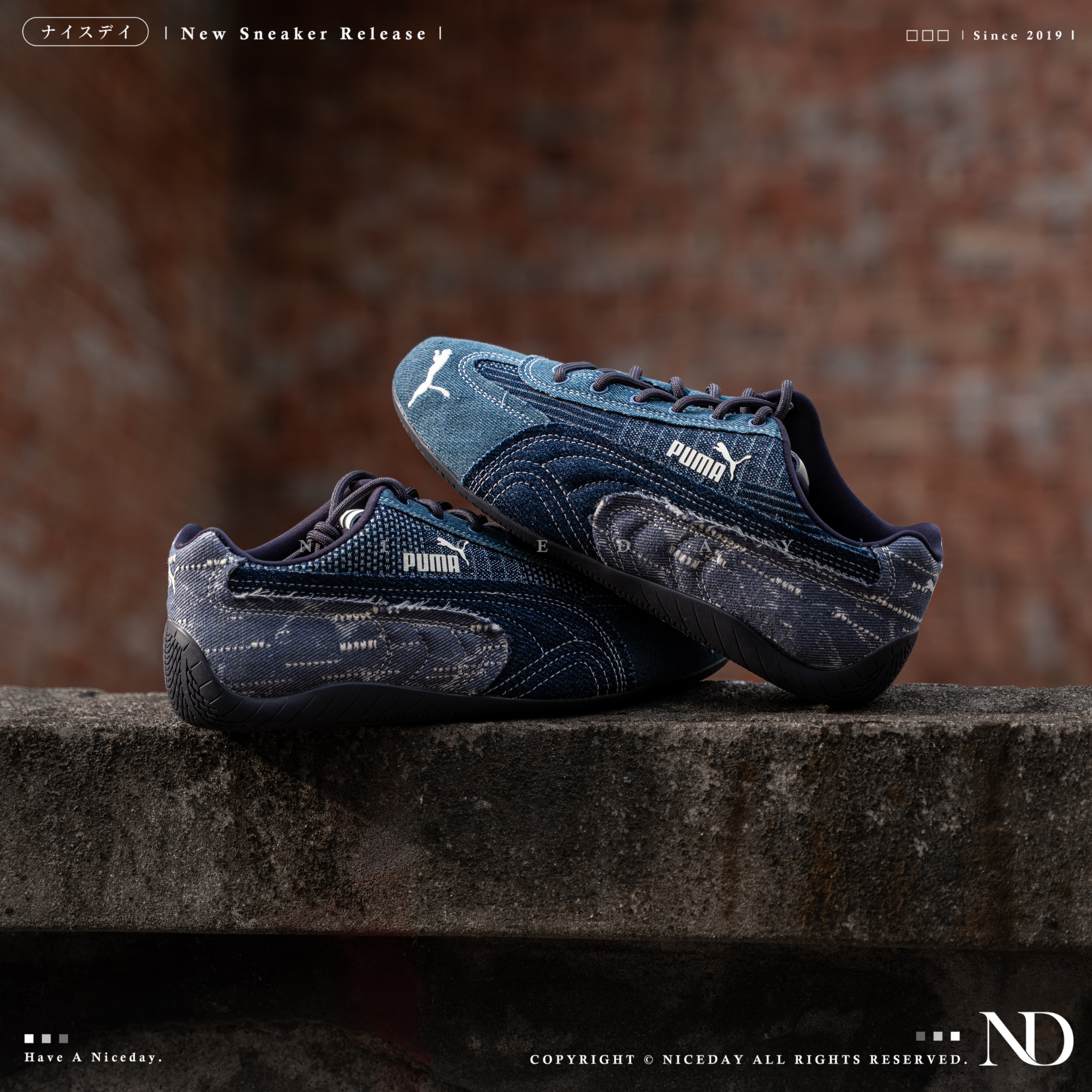 NICEDAY 代購 PUMA Speedcat 牛仔藍 柔軟 貼合 百搭 潮流 408129-01