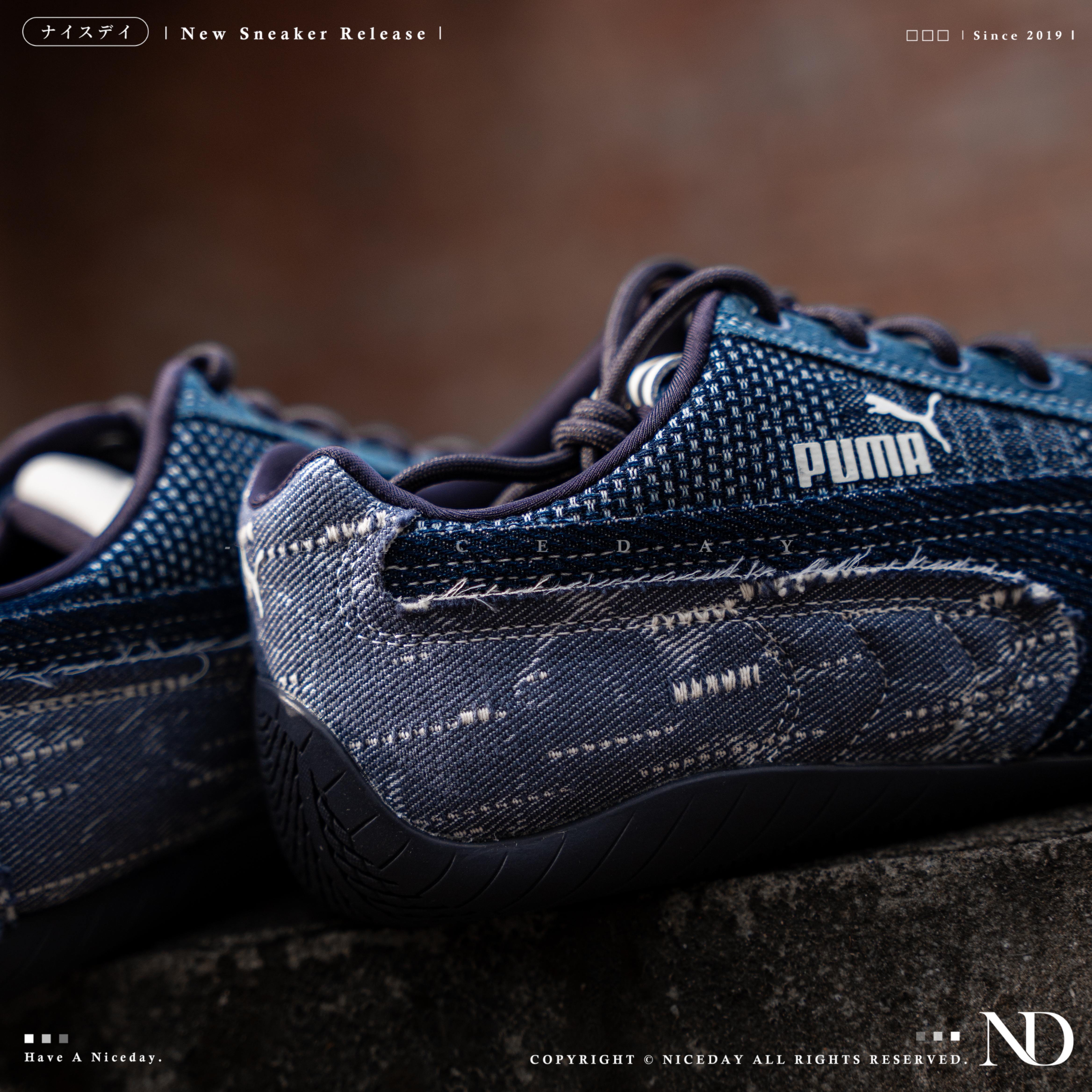 NICEDAY 代購 PUMA Speedcat 牛仔藍 柔軟 貼合 百搭 潮流 408129-01