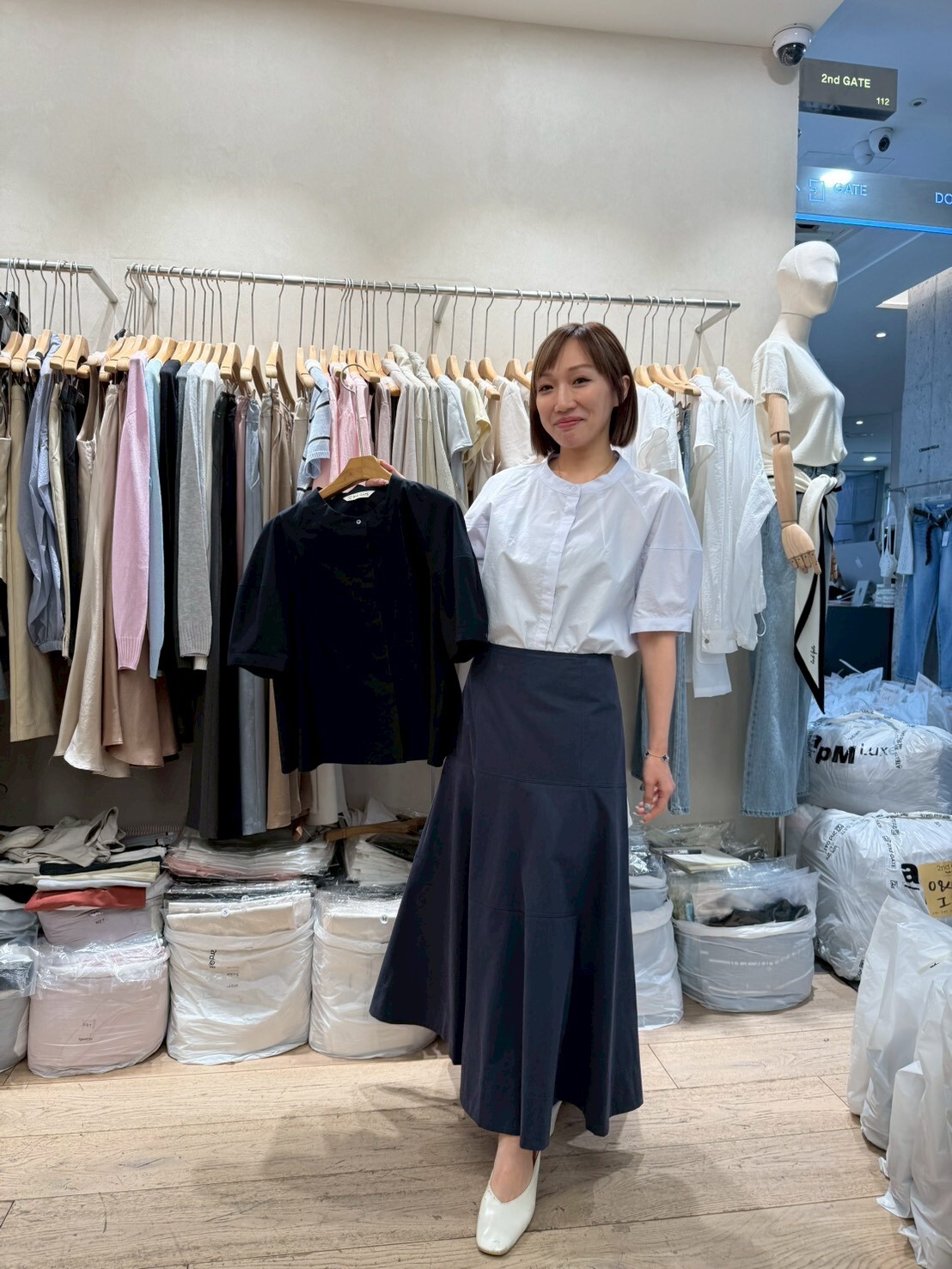 SG6106 日系圓領寬鬆襯衫