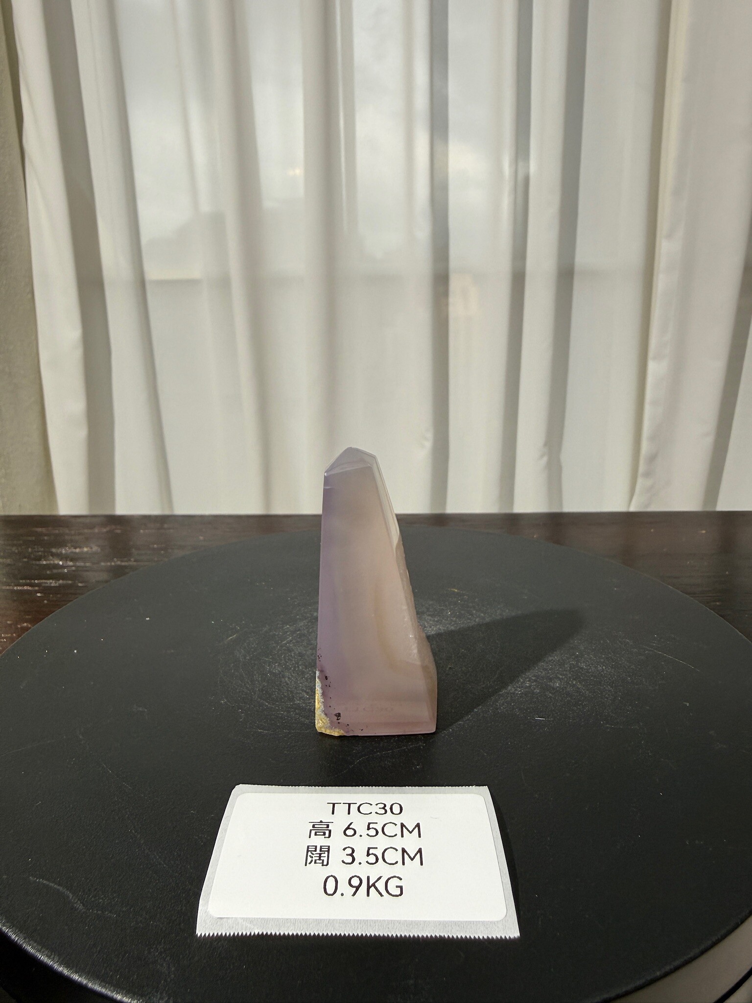 ZA562 TTC30 瑪瑙水晶方尖碑 高度6.5cm 闊度3.5cm 重量0.09kg