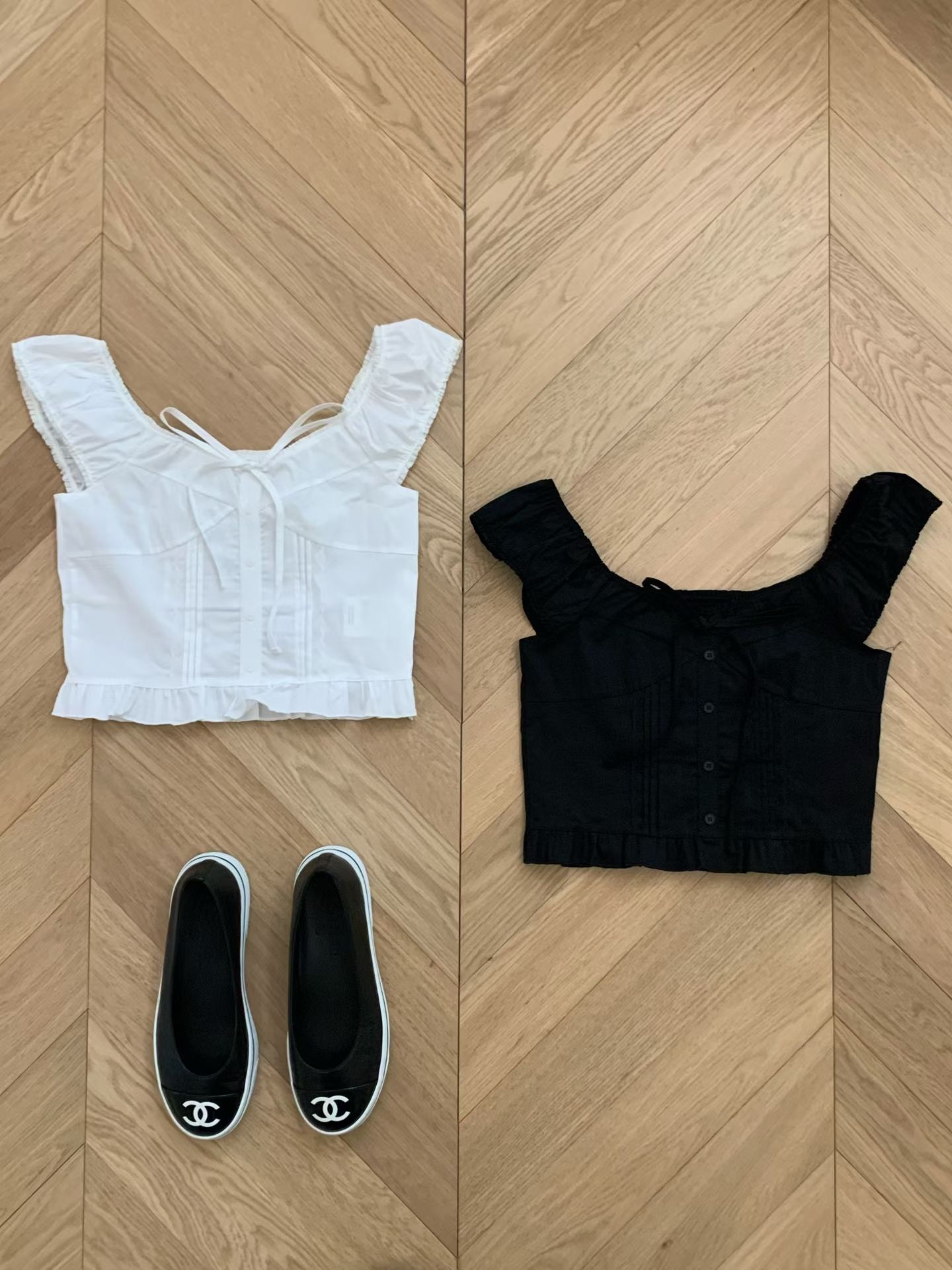 🇰🇷(預購)#AP10 多way顯瘦馬甲上衣(黑/白)