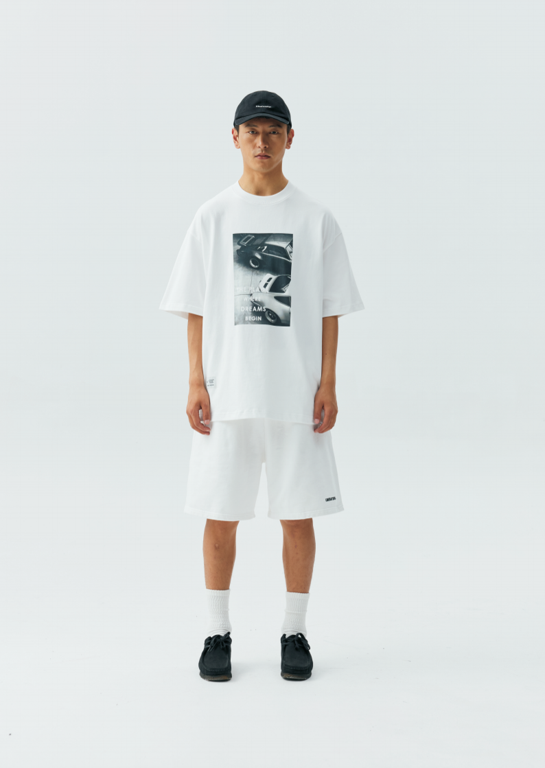 《S.V》黑白膠卷老保照片短T