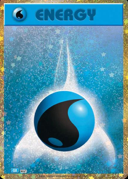 POKEMON JAPANESE CLK WATER ENERGY