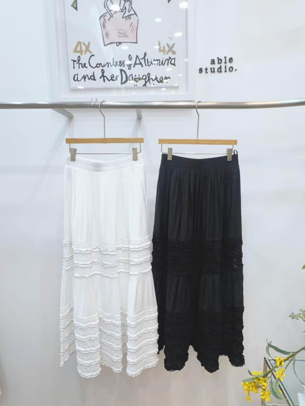 AS6135 花邊蛋糕長裙