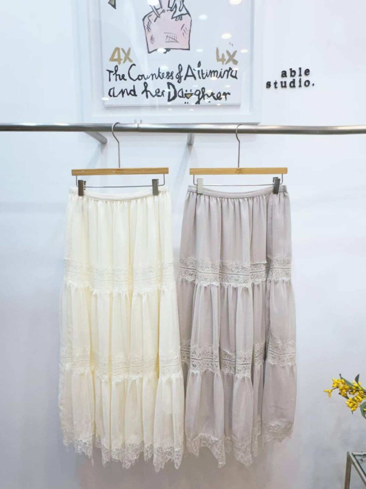 AS6145 蕾絲拼接蛋糕裙