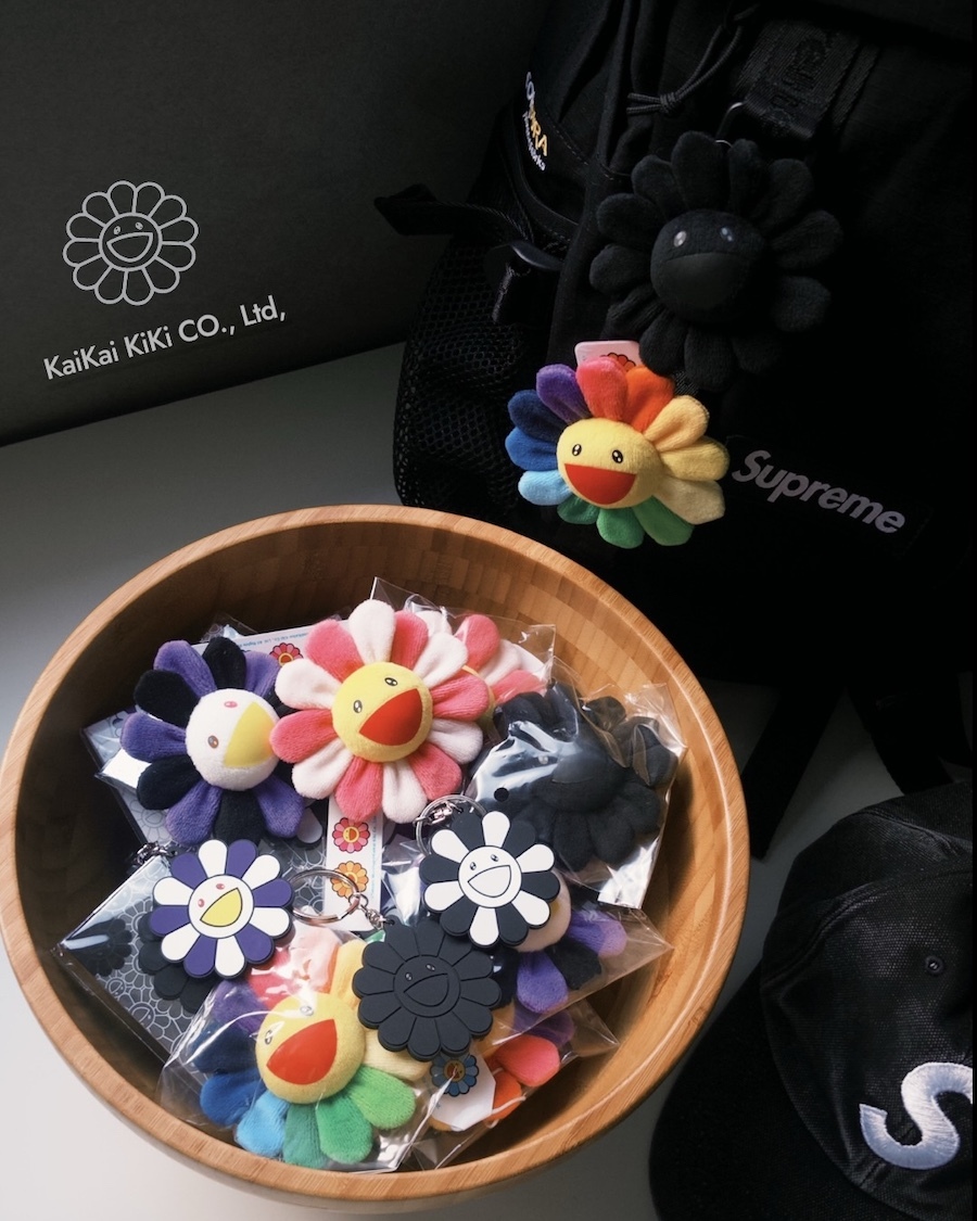 ｜日本連線｜村上隆 TAKASHI MURAKAMI 矽膠小花鑰匙圈