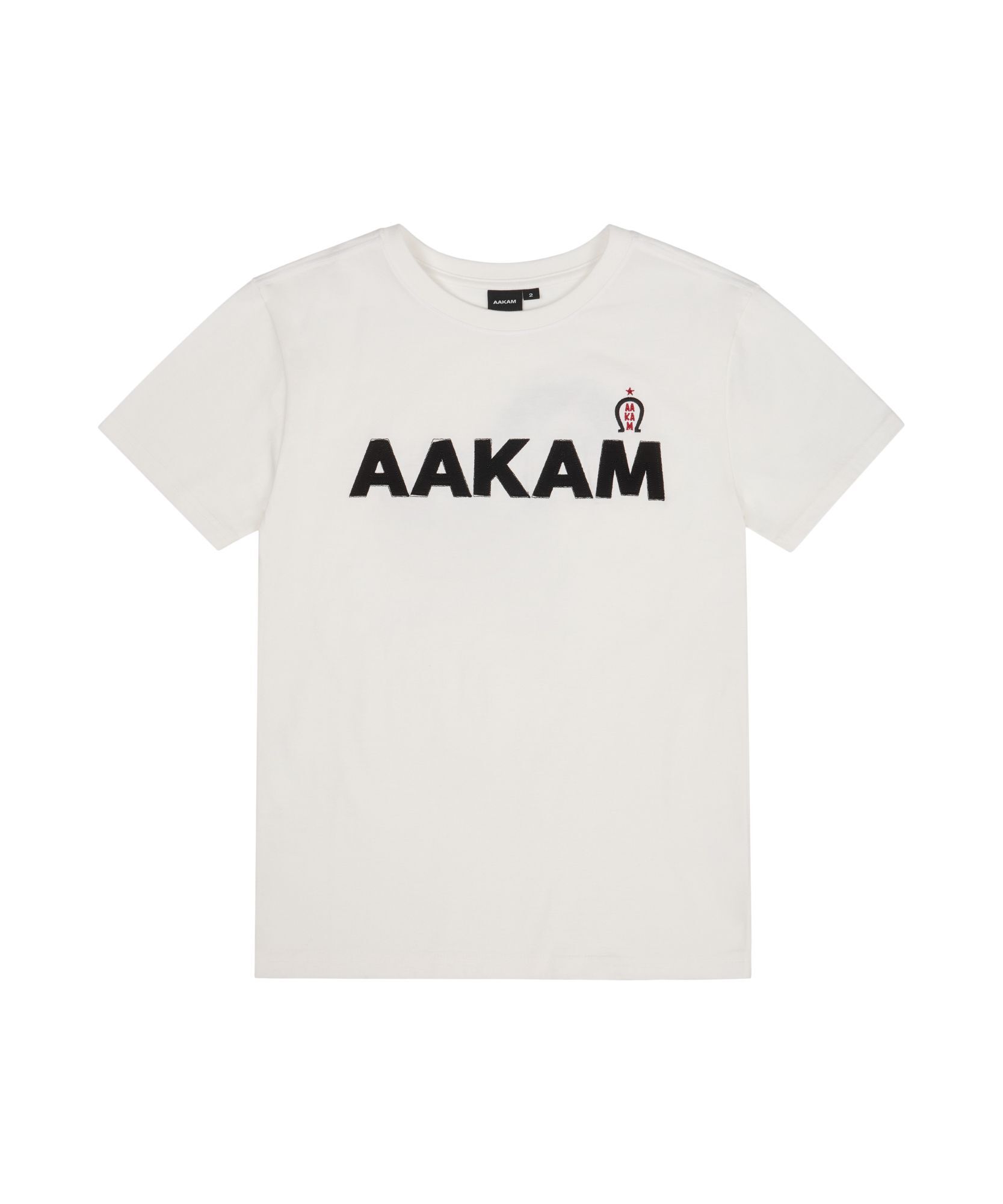 AAKAM AKM 馬刺繡短版上衣（白色） AK26TOP33WH