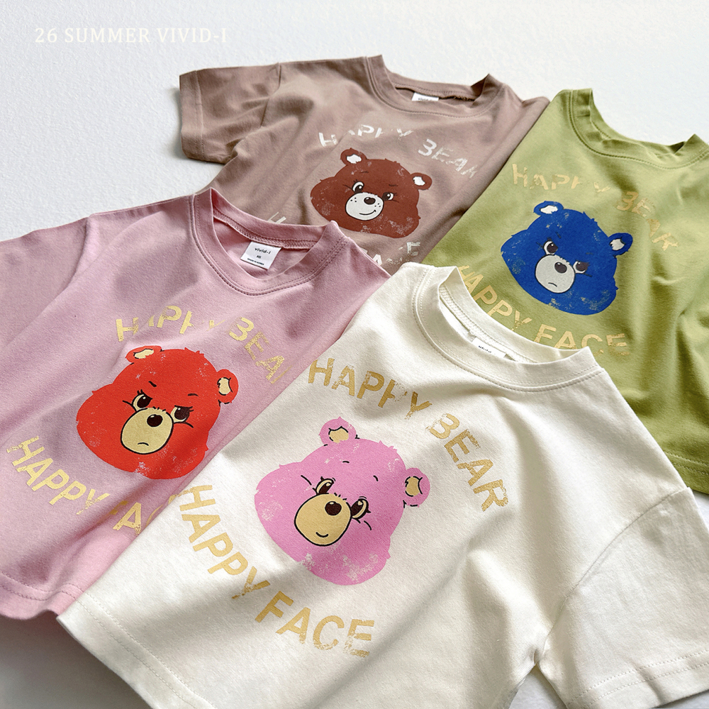 90-140 VV 復古小熊上衣 4色