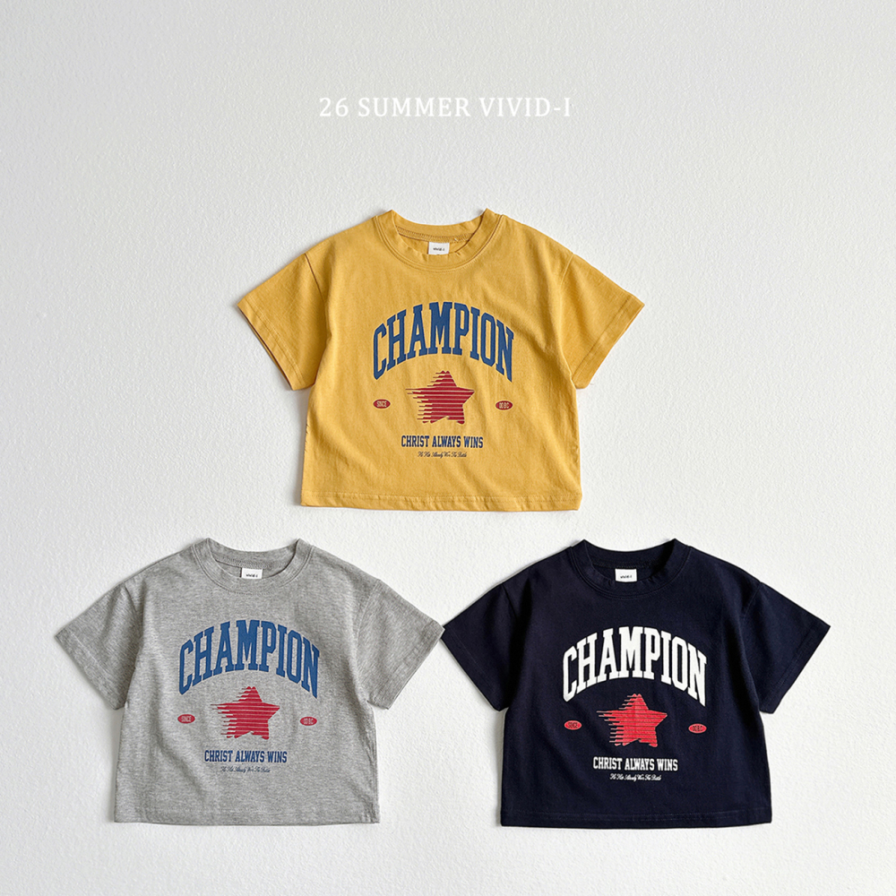 90-140 VV 冠軍星星上衣 3色