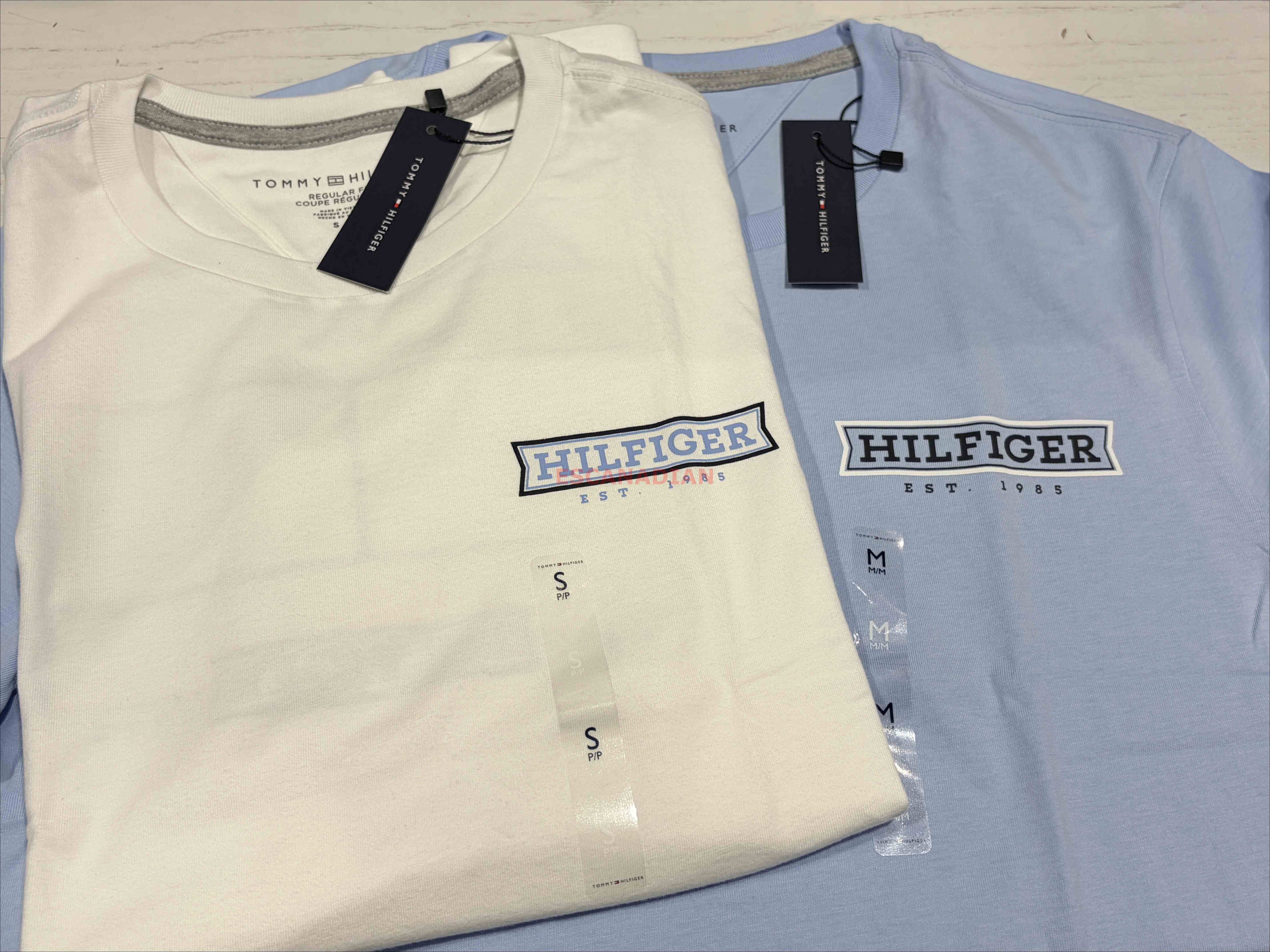 TOMMY 男大人 夏季圖案 正反圖案 短TEE (2色)