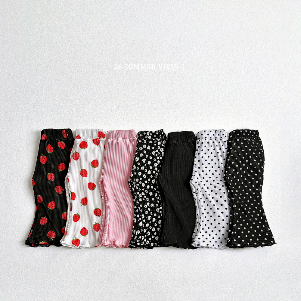 90-140 VV 皺褶7分喇叭褲 7款