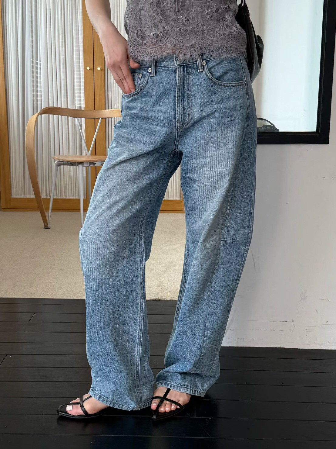 576牛仔長褲