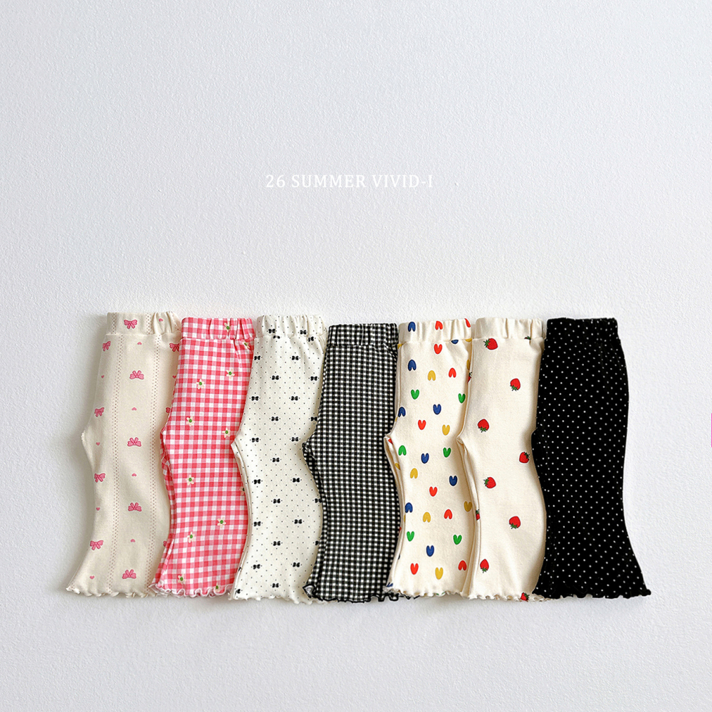 90-140 VV 印花7分喇叭褲 7款