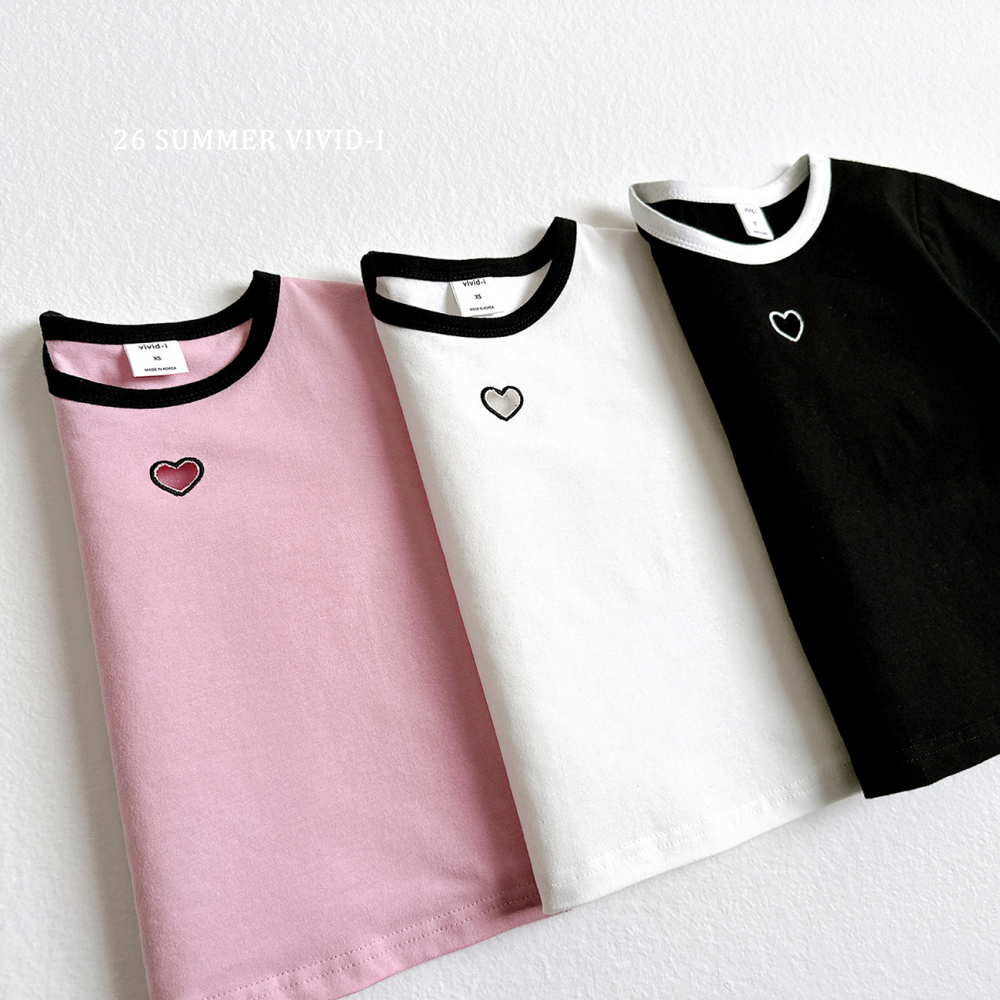 90-140 VV 鏤空小愛心上衣 3色