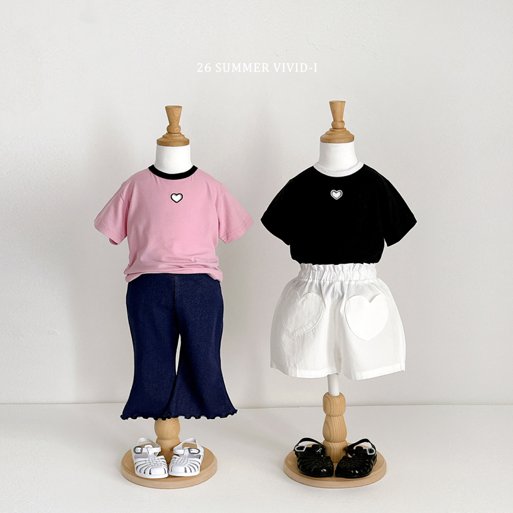 90-140 VV 鏤空小愛心上衣 3色