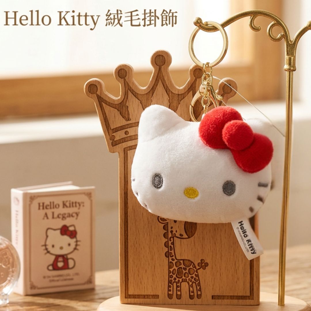 Hello Kitty Sanrio 毛絨公仔鎖匙扣飾物