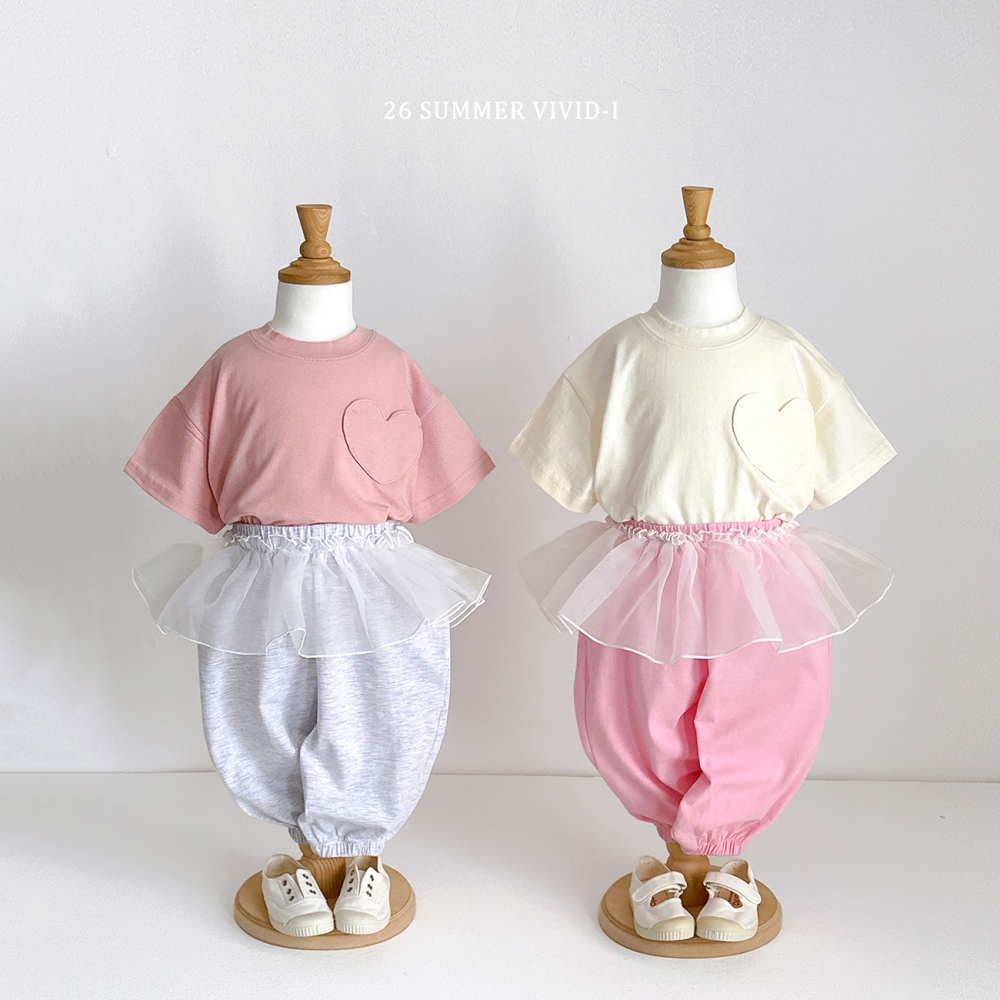 90-140 VV 愛心口袋素色上衣 3色