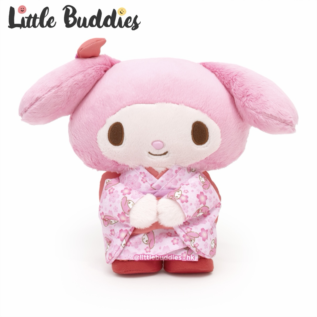 美版 Sanrio 櫻花粉紅和服造型 10"公仔