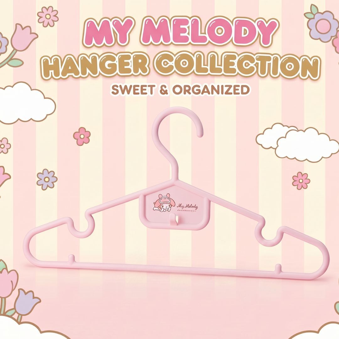 MY MELODY Sanrio|多功能衣架 晾衫架 【5個裝 】