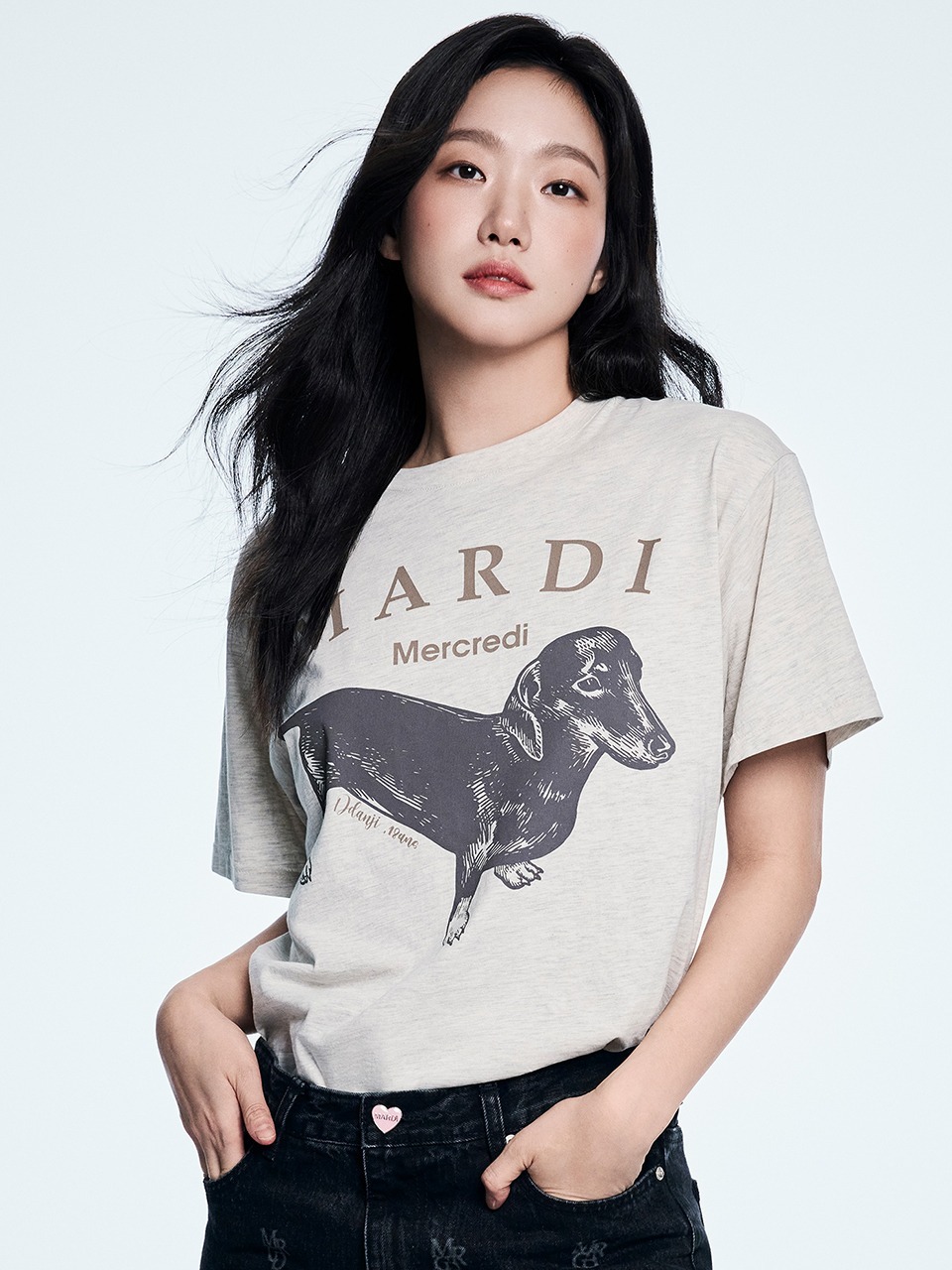 MARDI MERCREDI DDANJI TEE ( 兩色入 )
