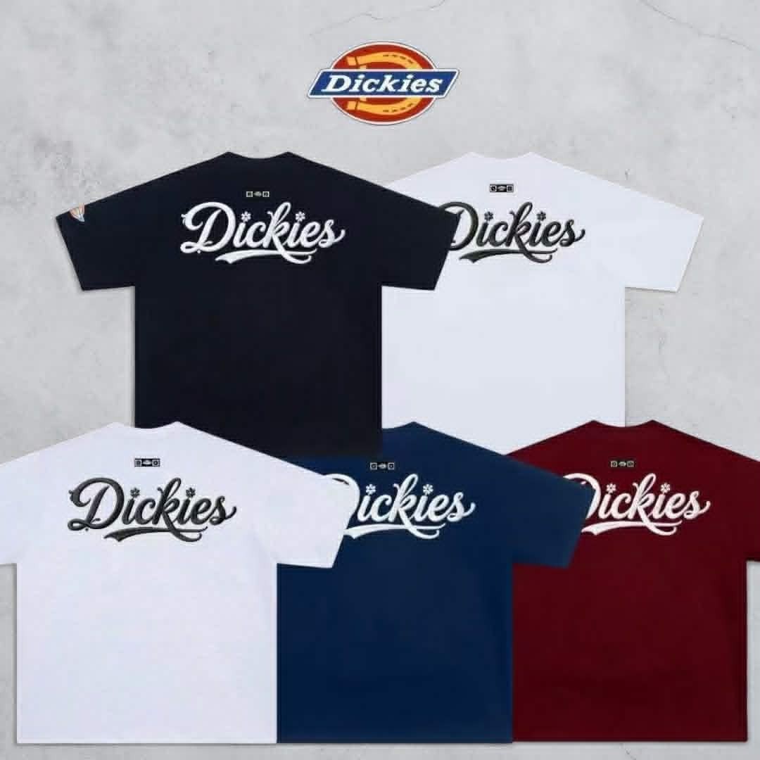 預購 Dickies 320g 「正反刺繡草寫字」 厚磅 落肩 短T 短tee