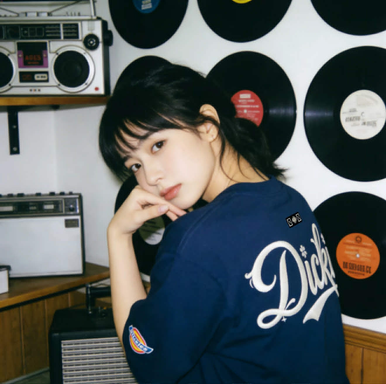 預購 Dickies 320g 「正反刺繡草寫字」 厚磅 落肩 短T 短tee