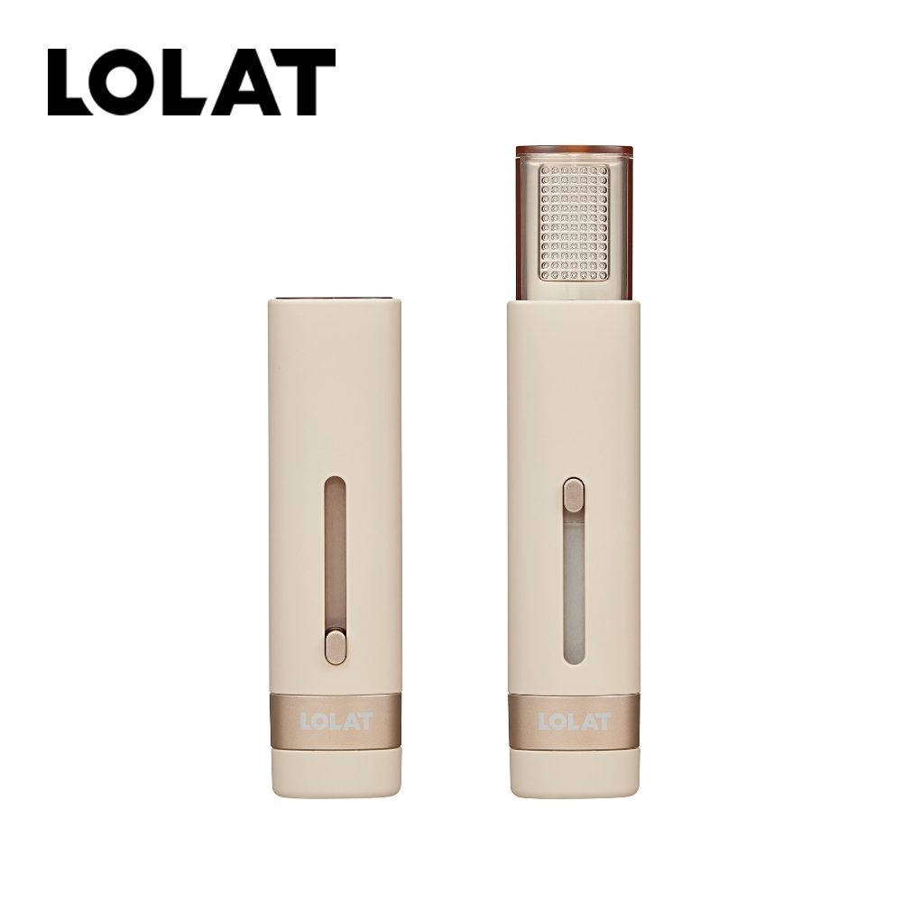 LOLAT單段過濾伸縮旅行用蓮蓬頭-奶茶色HS604KG