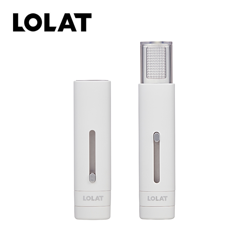 LOLAT單段過濾伸縮旅行用蓮蓬頭-白色HS604W