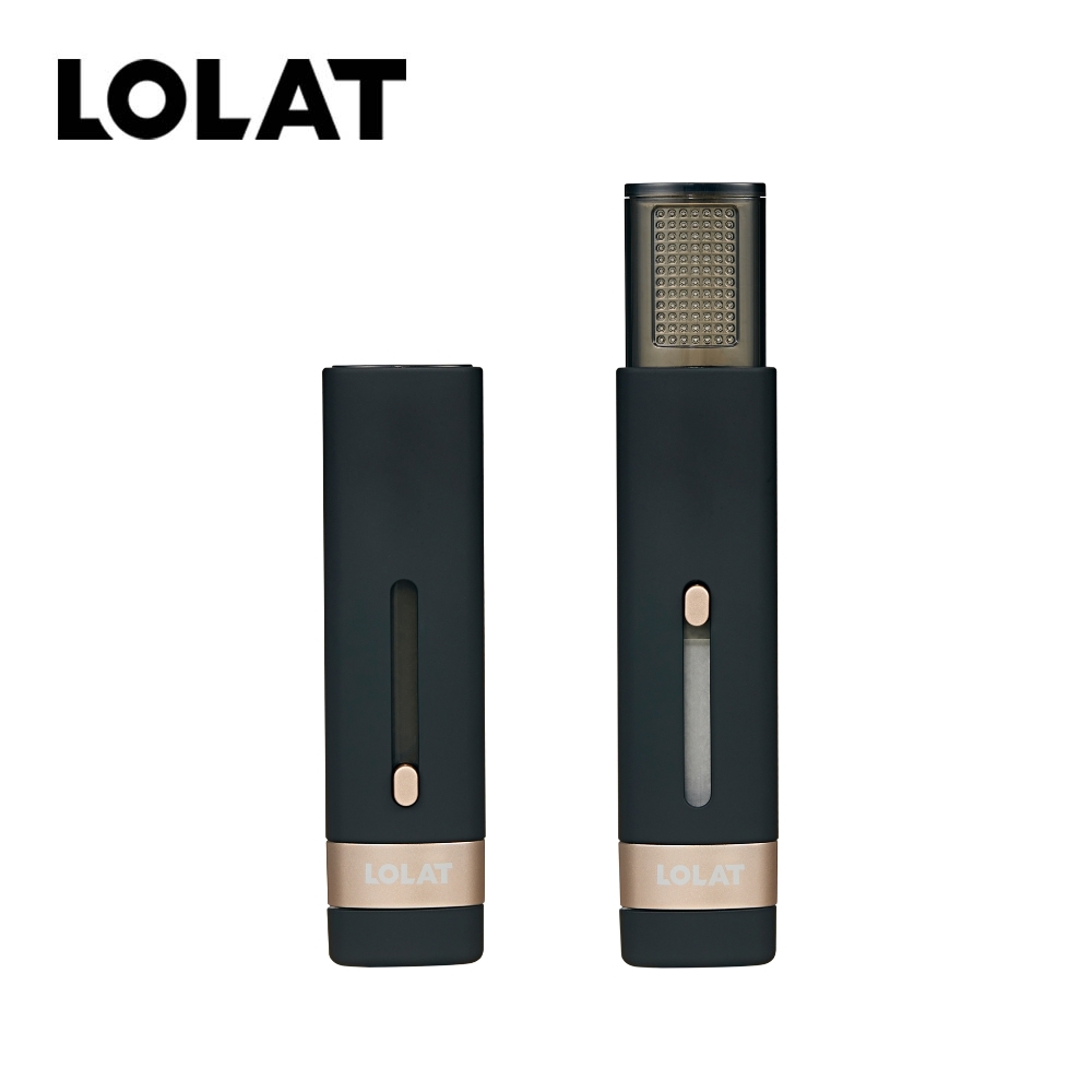 LOLAT單段過濾伸縮旅行用蓮蓬頭-黑色HS604Z