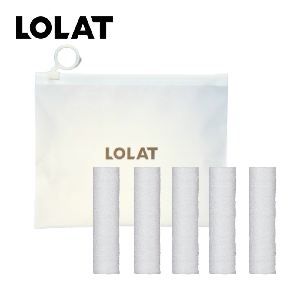 LOLAT單段過濾伸縮旅行用蓮蓬頭HS604濾芯組-PF-604