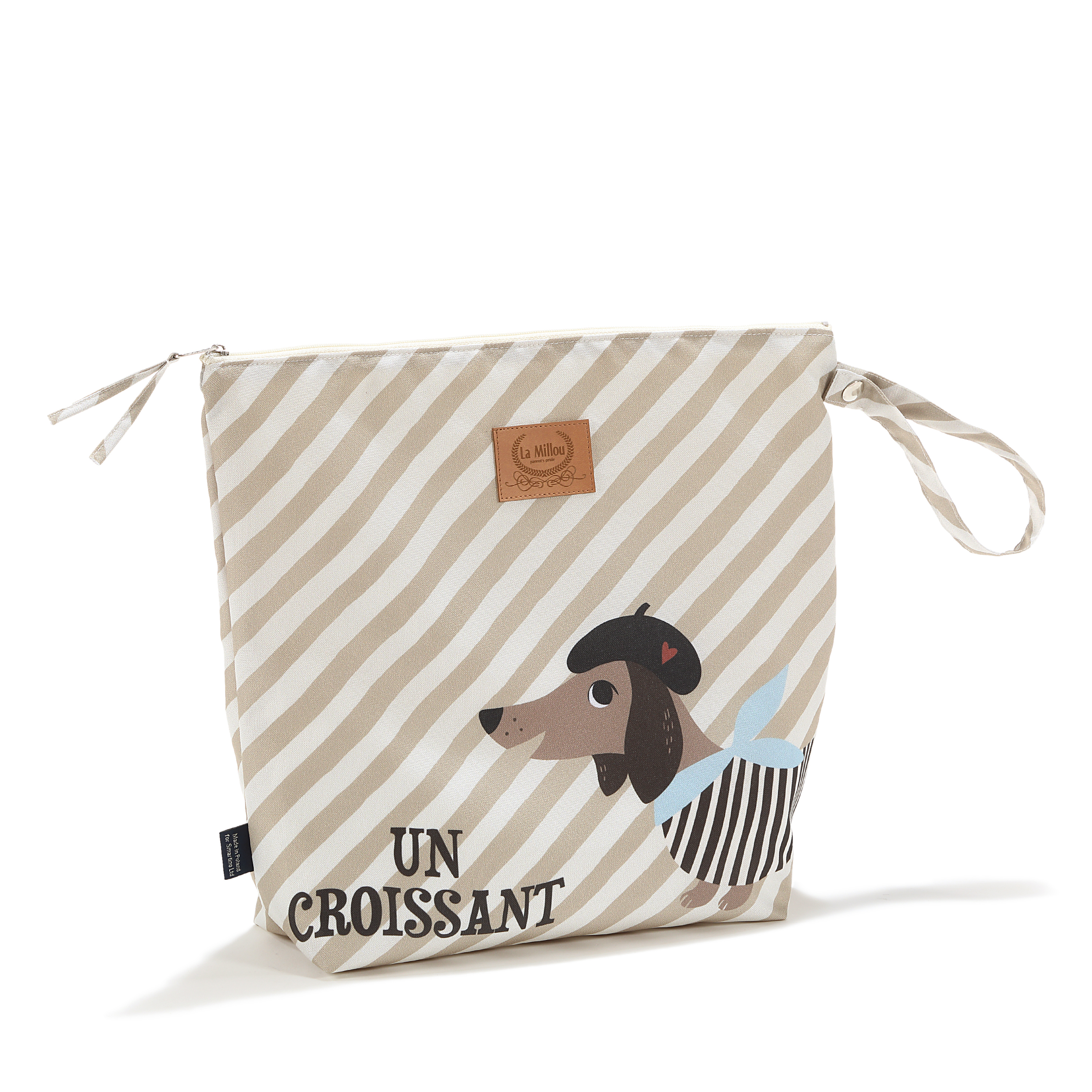La Millou波蘭 尿布袋加大-方型28x32cm｜巴黎臘腸狗