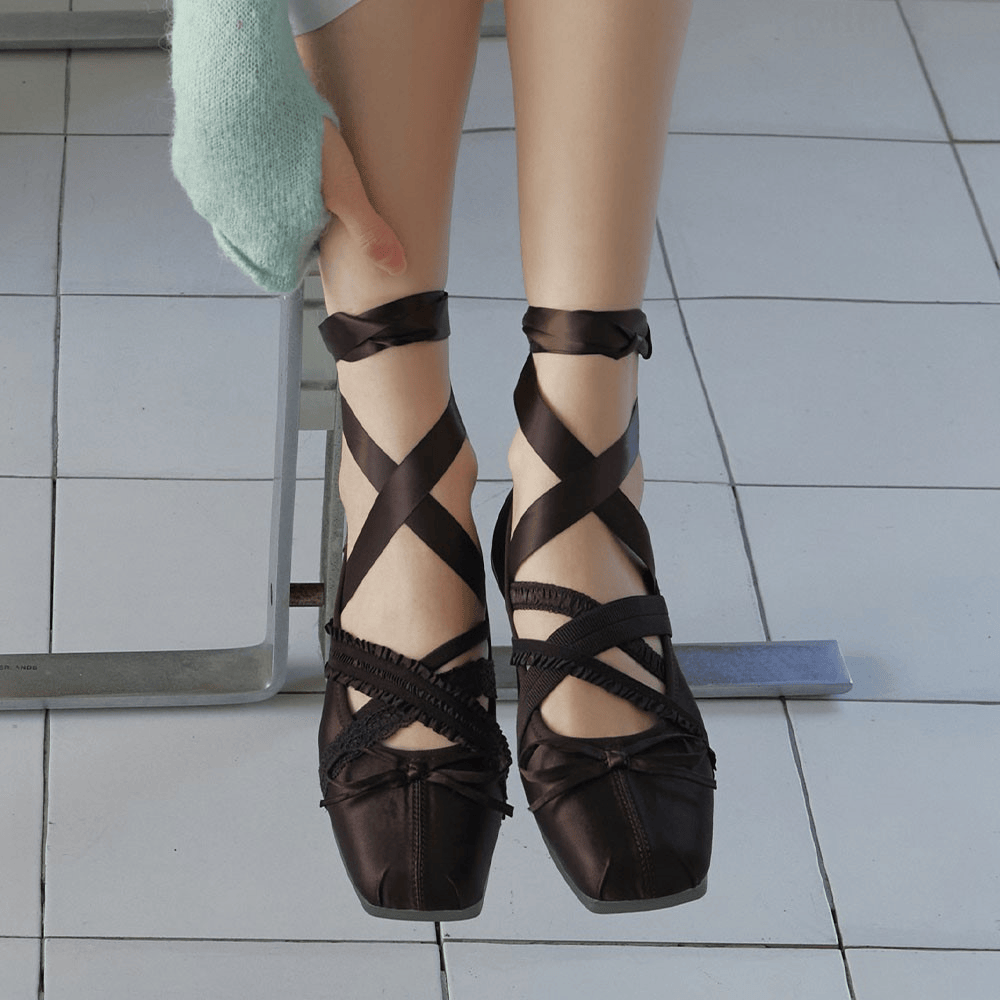 \2/5前連線限定價✨一對SF自取免運✨入code最多2對再-$50✨/ Rockfish Weatherwear｜BANDING BALLET FLATS [4 colors] 💖關鍵字：R454