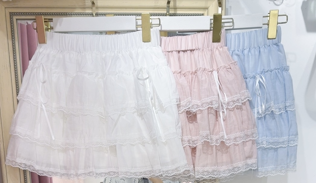 Double ribbon lace bottom