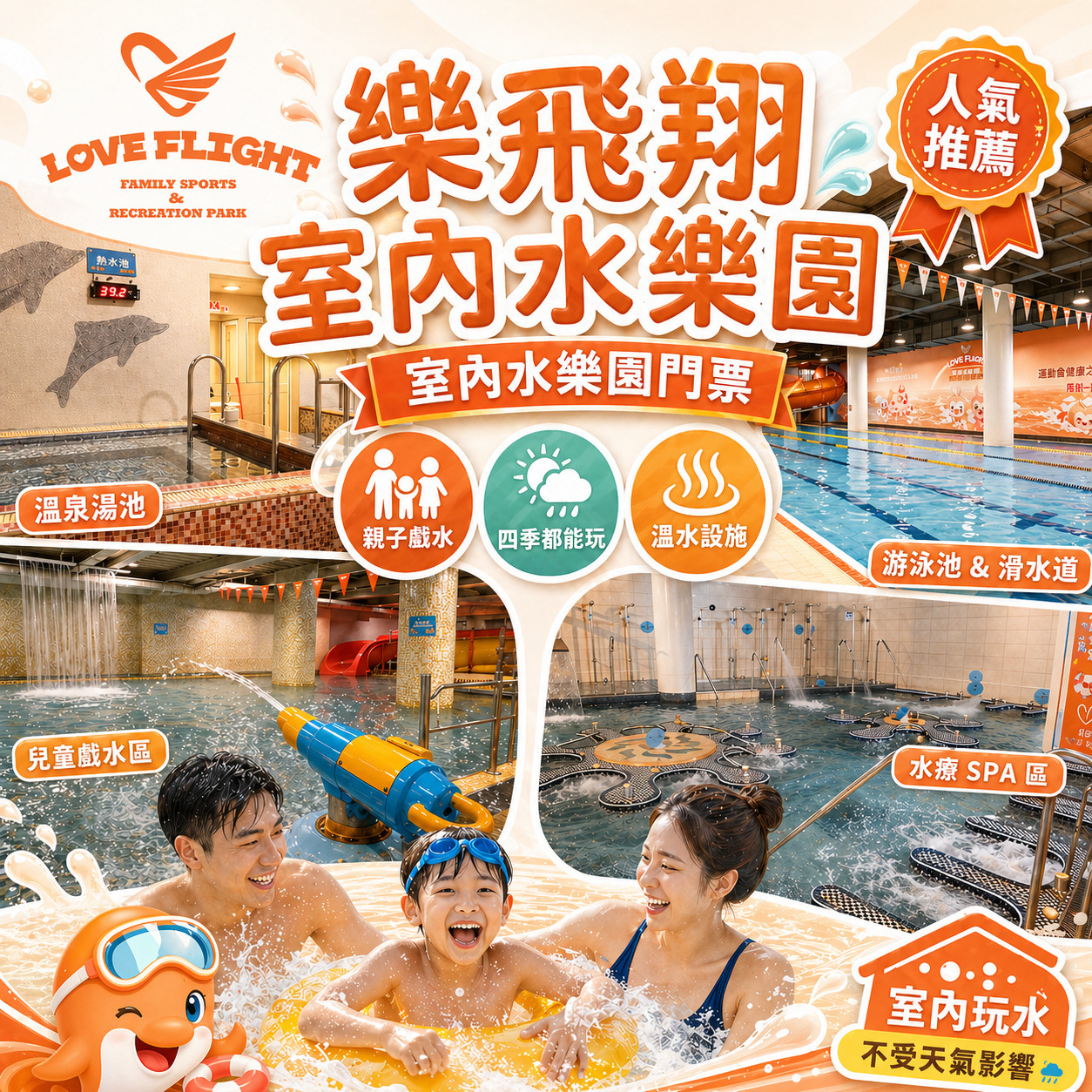 【蘆洲】(全新開幕) 樂飛翔運動樂園單人票