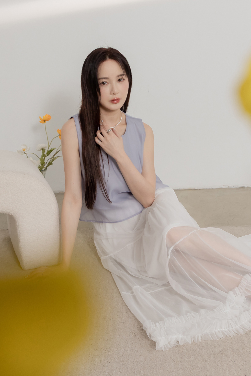 珠光感背心上衣