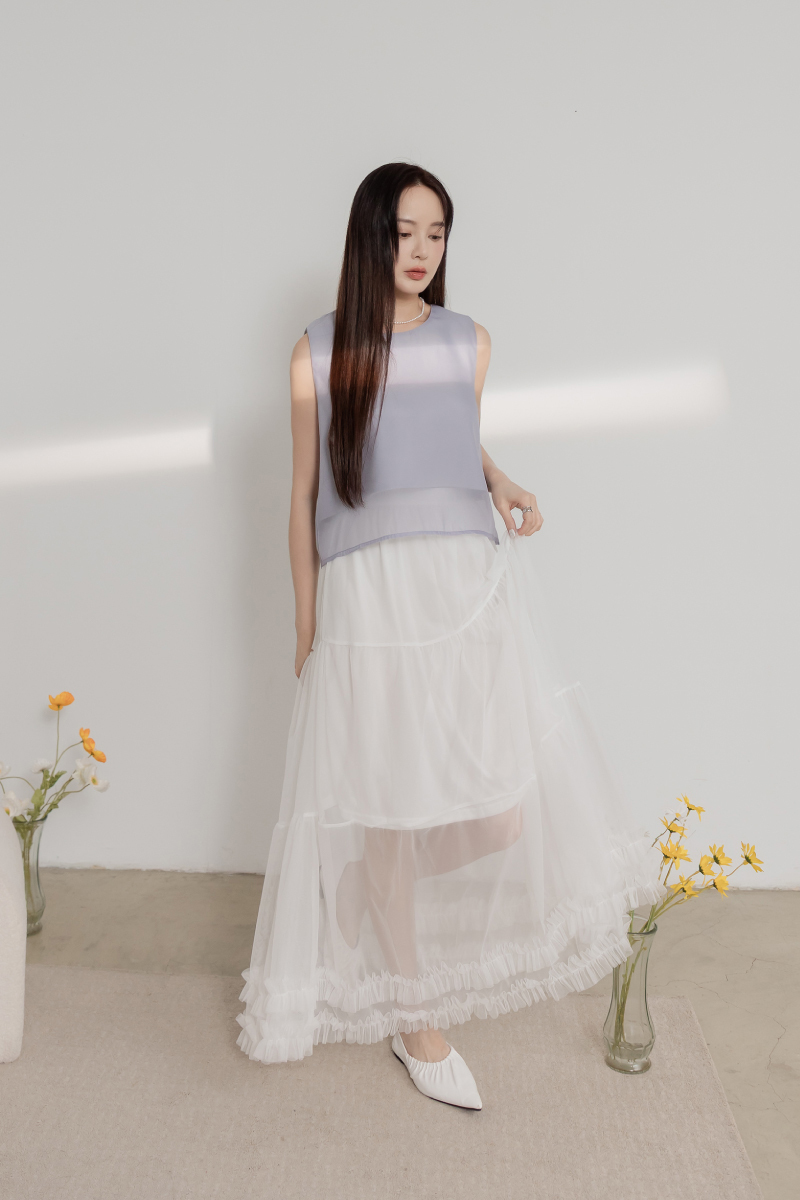 珠光感背心上衣