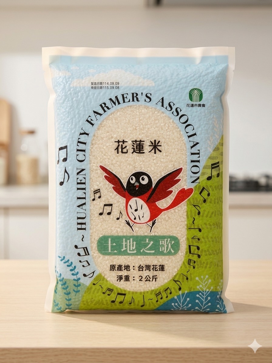 花蓮分會｜ 土地之歌*花蓮好米-2kg