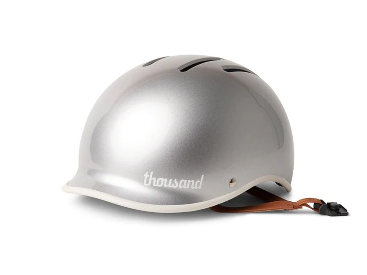 Thousand HERITAGE 2.0 單車和滑板安全帽 閃亮銀