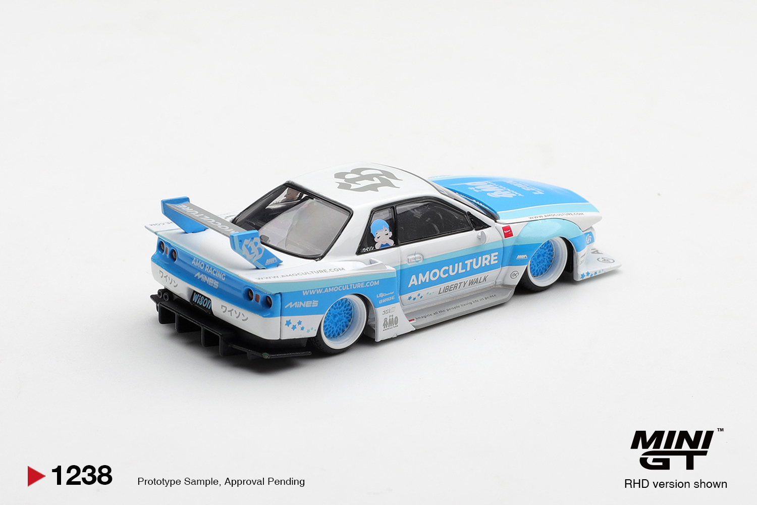 [預訂] Mini GT 日產  Skyline GT-R (R32) LBWK Kaido Works AMOCULTURE