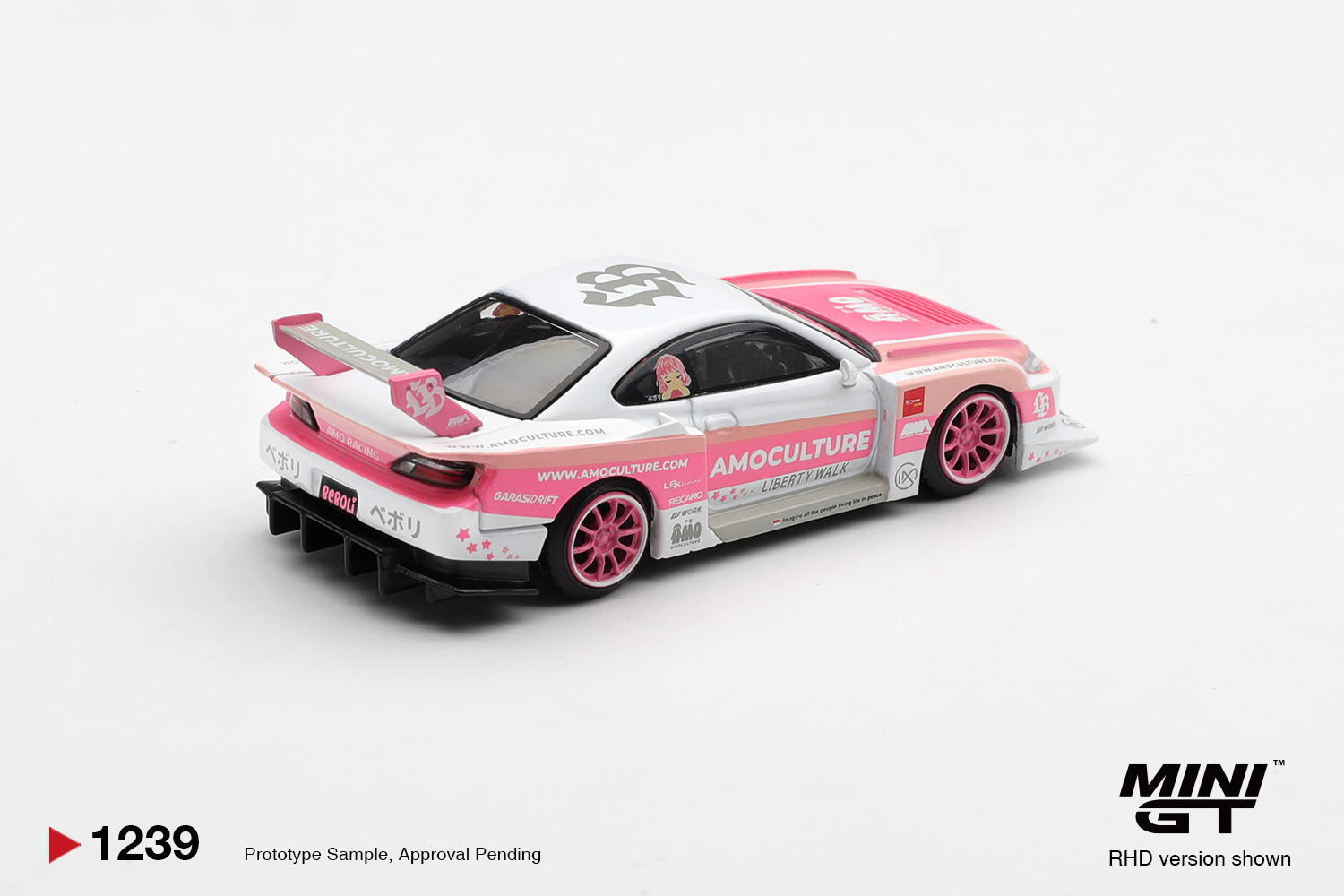 [預訂] Mini GT 日產  SILVIA (S15) LB-Super Silhouette AMOCULTURE