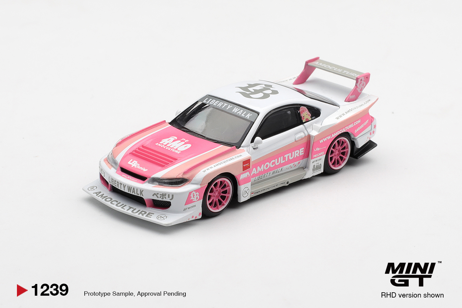 [預訂] Mini GT 日產  SILVIA (S15) LB-Super Silhouette AMOCULTURE