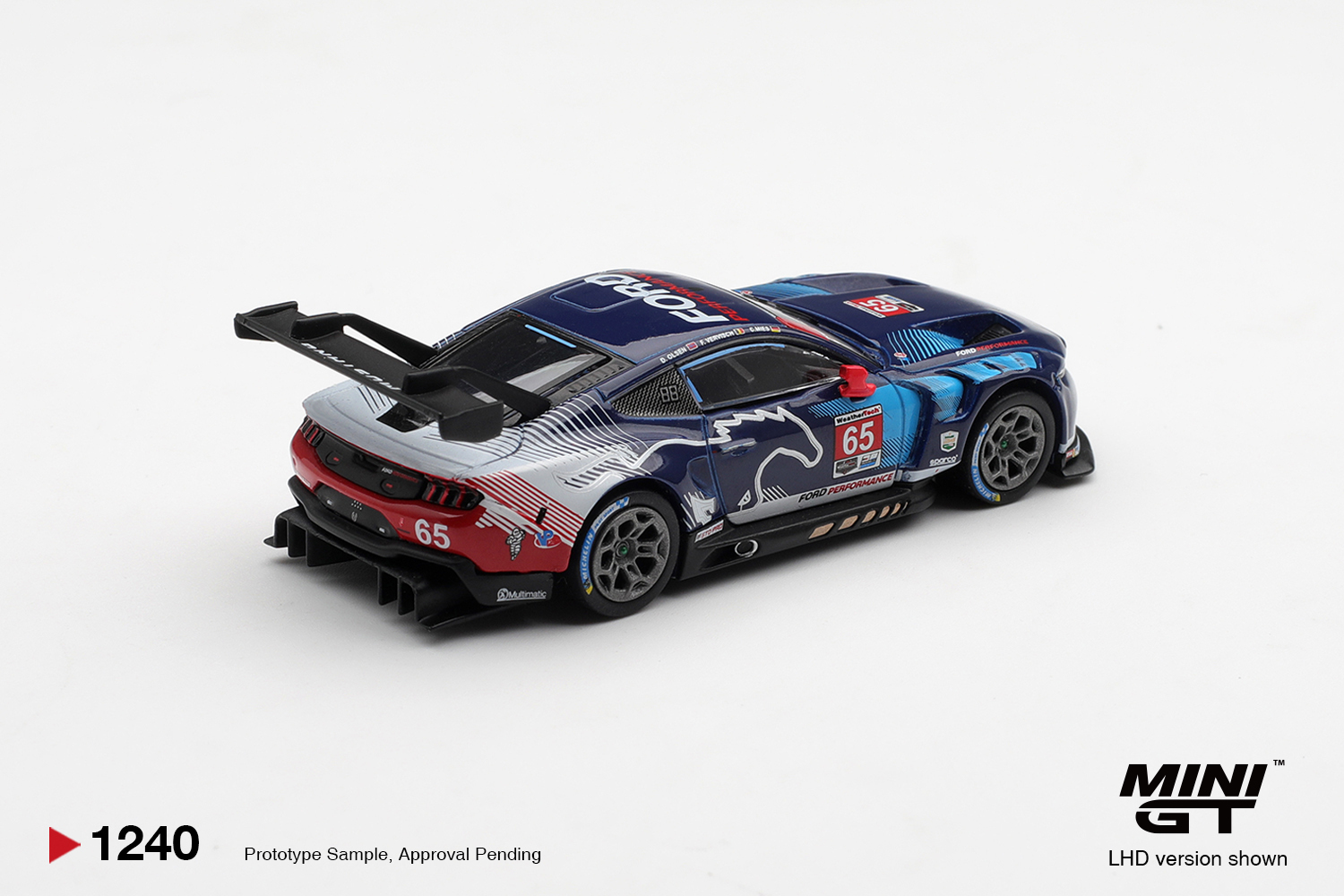 [預訂] Mini GT Ford Mustang GT3 #65 Ford Multimatic Motorsports 2025 IMSA Daytona 24 小時賽冠軍