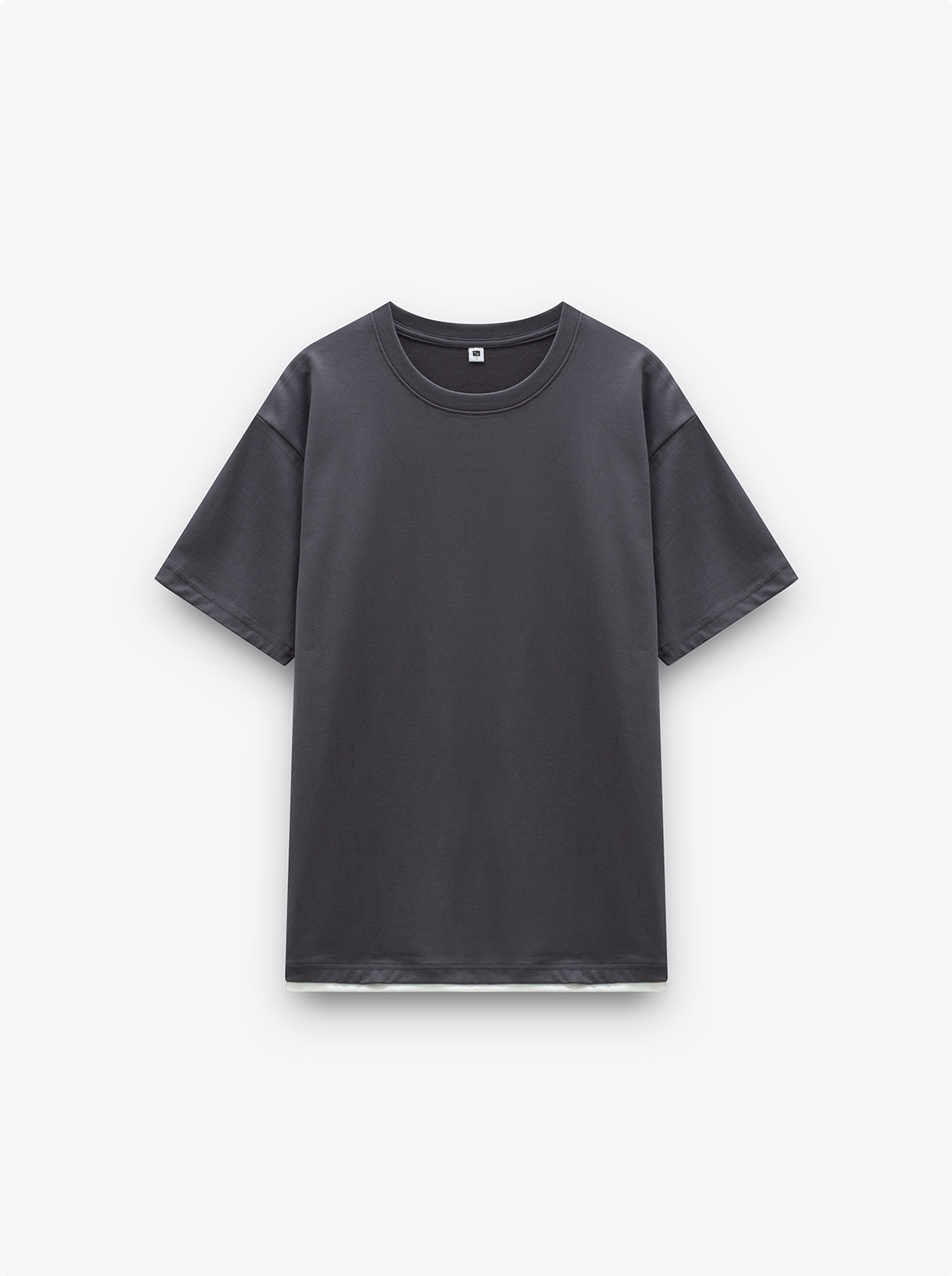 【期間限定】智能速乾棉寬鬆假兩件短TEE
