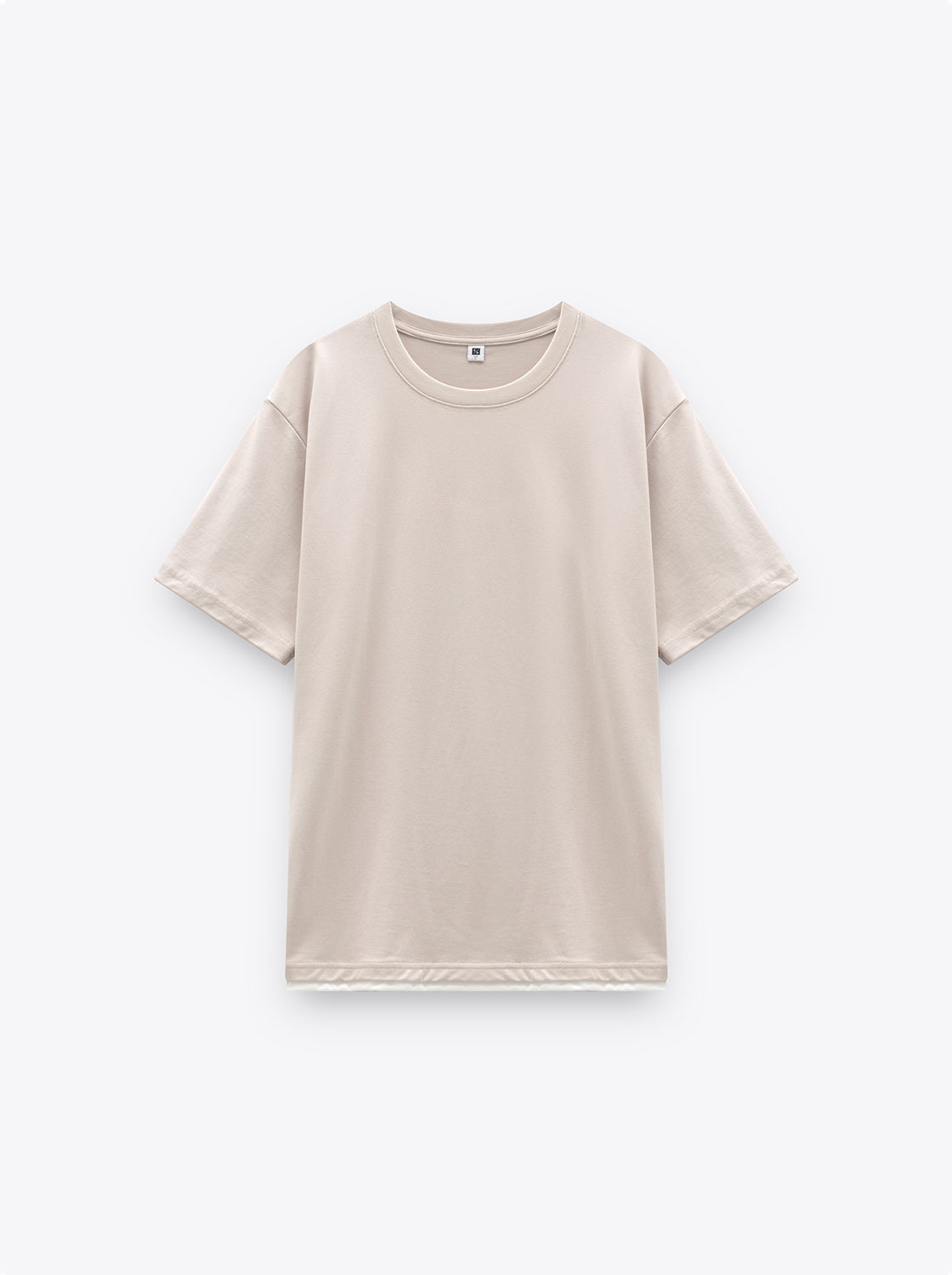 【期間限定】智能速乾棉寬鬆假兩件短TEE