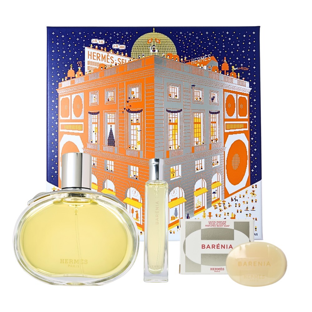 Hermes 愛馬仕 Barenia 巴蕾尼亞淡香精禮盒（淡香精100ml+15ml+香皂25g)