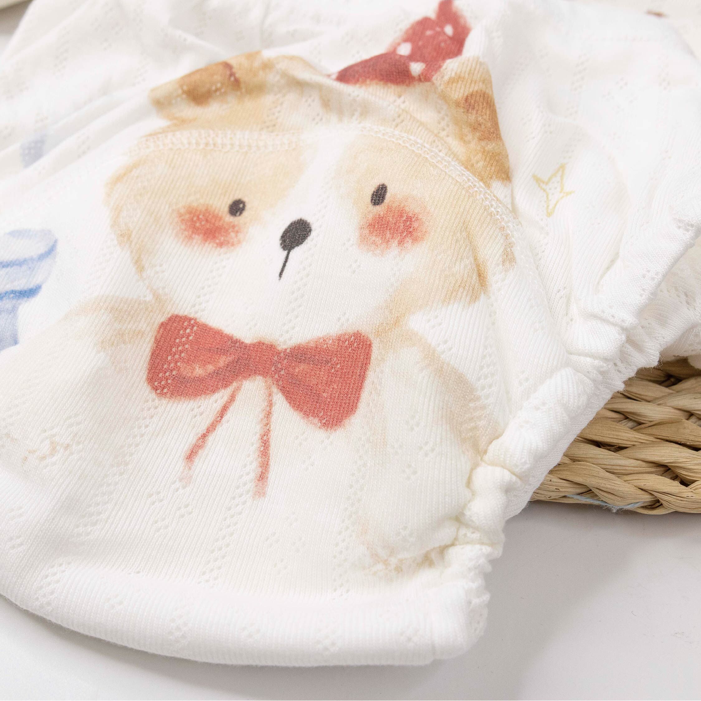 抗菌派對小熊學習褲(兩入一組) (JS0394)