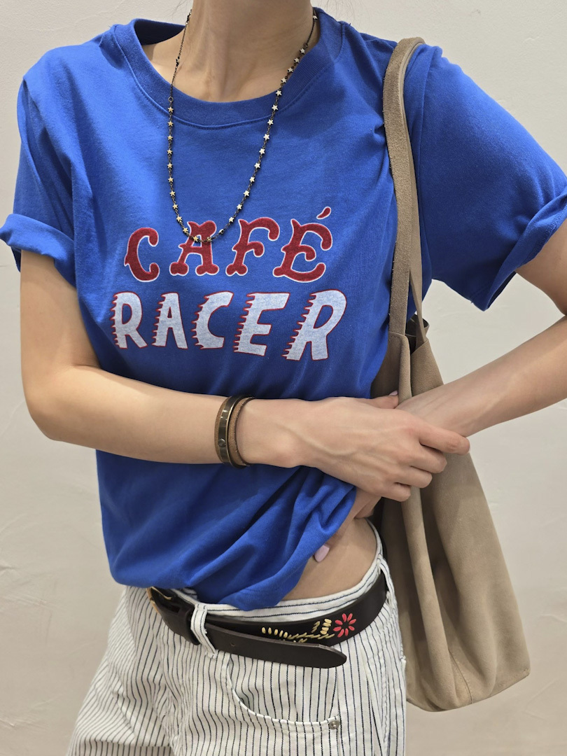 CAFE RACER印花★復古美式字母棉T