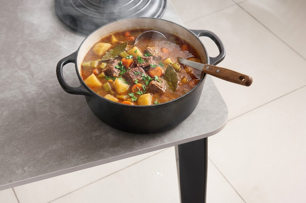 岩板餐桌不怕高溫