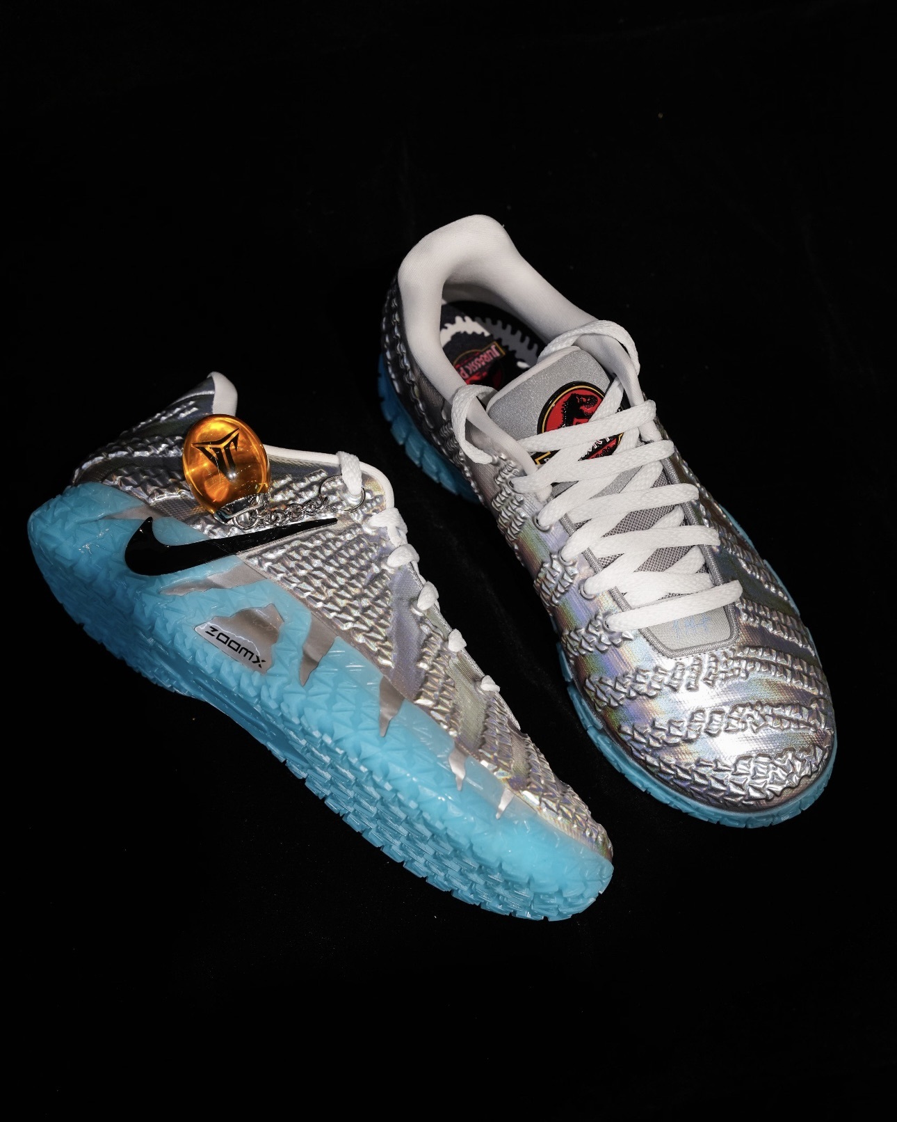 海外連線預定＜限量售出無退換＞男鞋 NIKE JA 3 JURASSIC PARK 'Metallic Silver' 金屬銀 侏儸紀公園 莫蘭特 實戰 籃球鞋 園遊車【IU7239-002】